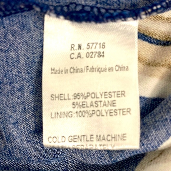 Papillon Navy Floral Jumpsuit With V Boni Neck Cropped Wide Leg Tie Belt Size L - Picture 14 of 16